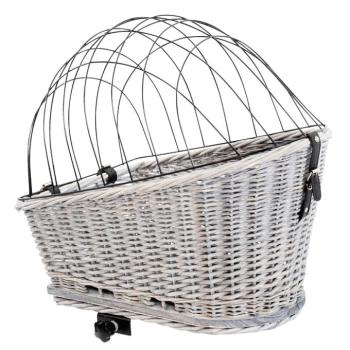 Trixie védőrácsos kerékpárkosár csomagtartóra kutyáknak, macskáknak 35x49x55cm kép