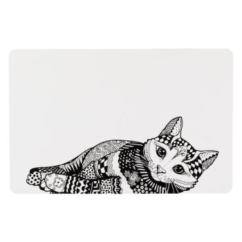 Trixie Zentangle tálalátét macskáknak - H 44 × Sz 28 cm kép