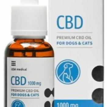 USA medical CBD olaj kutyáknak és macskáknak 1000 mg 30 ml kép