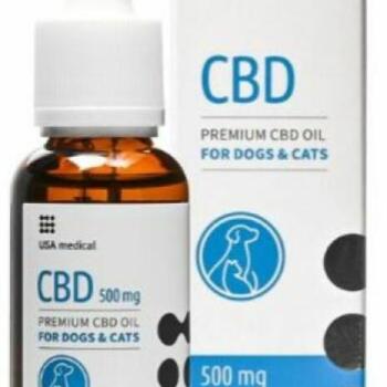 USA medical CBD olaj kutyáknak és macskáknak 500 mg 30 ml kép