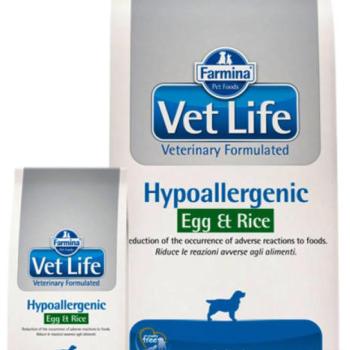 Vet Life Hypoallergenic Egg & Rice 2 kg kép