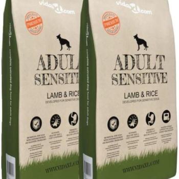 vidaXL Premium Adult Sensitive Lamb & Rice 2x15jg kép