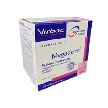 Virbac Megaderm oldat 10 kg alatti kutyák ás macskák részére 28 x 4 ml kép