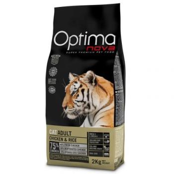 Visán Optimanova Cat Adult Chicken & Rice 2 kg kép