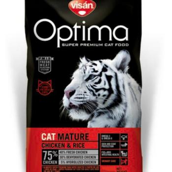 Visán Optimanova Cat Mature Chicken & Rice 2 kg kép