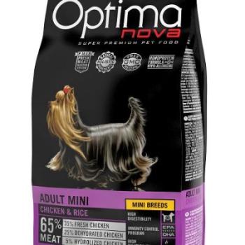 Visán Optimanova Dog Adult Mini Chicken & Rice 12 kg kép