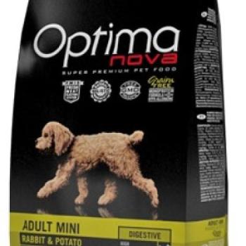 Visán Optimanova Dog Adult Mini Rabbit & Potato 0,8 kg kép