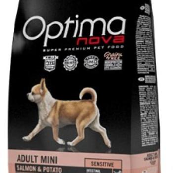 Visán Optimanova Dog Adult Mini Sensitive Salmon & Potato 0,8 kg kép