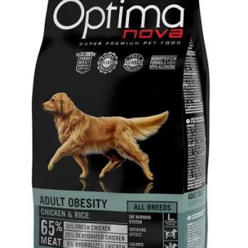 Visán Optimanova Dog Adult Obesity Chicken & Rice 12 kg kép