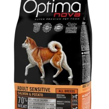 Visán Optimanova Dog Adult Sensitive Salmon & Potato 12 kg kép