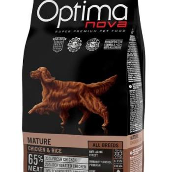 Visán Optimanova Dog Mature Adult Chicken & Rice 12 kg kép