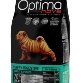 Visán Optimanova Dog Puppy Digestive Rabbit & Potato 12 kg kép