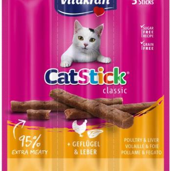 Vitakraft Cat Stick Classic - baromfi és máj 3 db kép