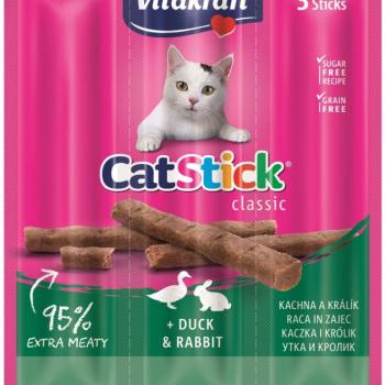 Vitakraft Cat Stick Classic - kacsa és nyúl 3 db kép