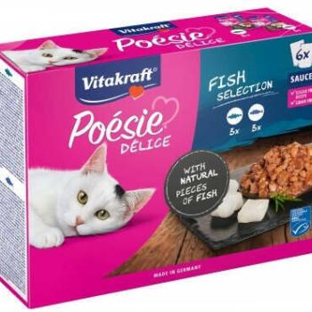 Vitakraft Poésie Délice Fish Selection Sauce 6x85 g kép