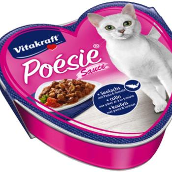 Vitakraft Poésie Sauce tőkehallal és paradicsomos tésztával macskáknak 85 g kép