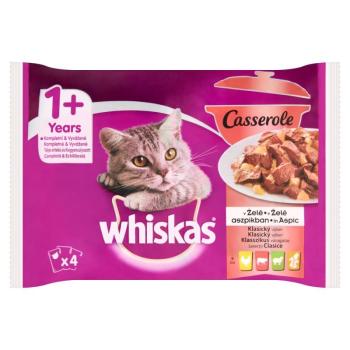 Whiskas 1+ Casserole klasszikus válogatás 4 x 85 g kép