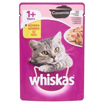 Whiskas 1+ Casserole lazaccal 85 g kép