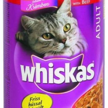 Whiskas Adult beef tin 400 g kép