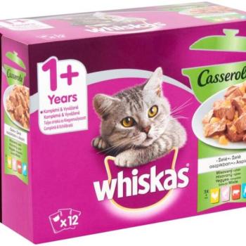 Whiskas Adult Casserole Mix Selection in aspic 12x85 g kép