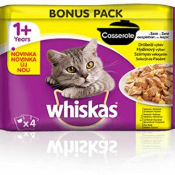 Whiskas Adult Casserole poultry in aspic 4x85 g kép