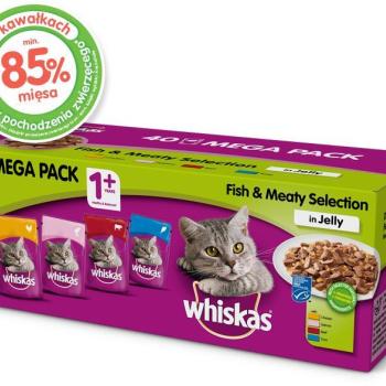 Whiskas Adult fish & meaty selection 40x100 g kép