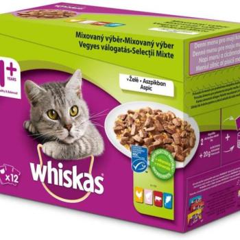 Whiskas Adult Mix Selection in aspic 12x100 g kép