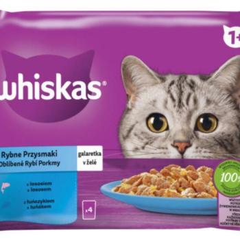 Whiskas Fish Selection jelly 4x85 g kép