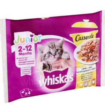 Whiskas Junior Casserole poultry in aspic 4x85 g kép