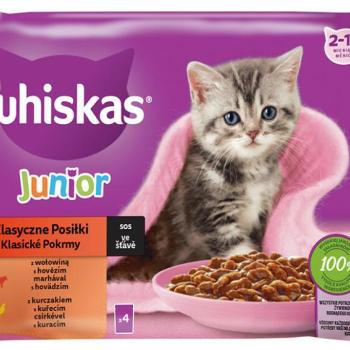 Whiskas Junior Classic 4x85 g kép