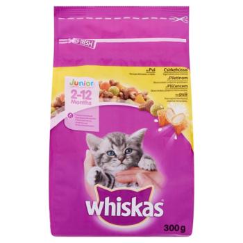 Whiskas Junior szárazeledel csirkéhússal 0,3 kg kép