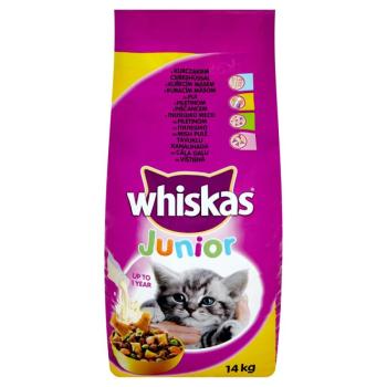 Whiskas Junior szárazeledel csirkéhússal 14 kg kép