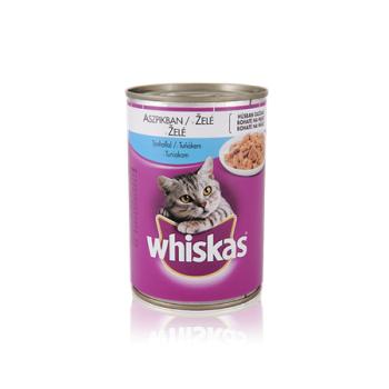 Whiskas konzerv eledel tonhallal aszpikban 400 g kép