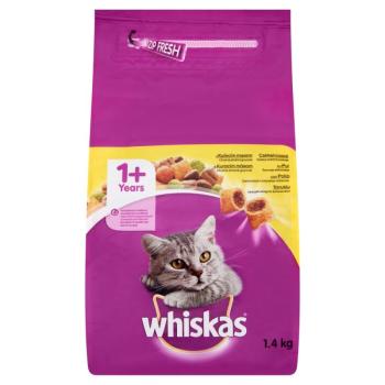 Whiskas szárazeledel csirkével 1,4 kg kép