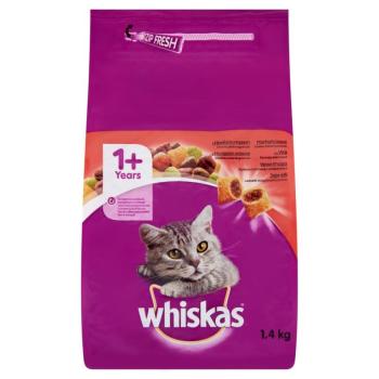 Whiskas szárazeledel marhával 1,4 kg kép