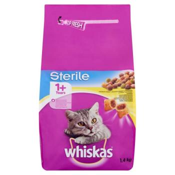 Whiskas szárazeledel sterile 1,4 kg kép