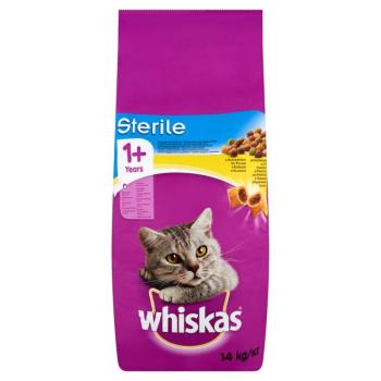 Whiskas szárazeledel sterile 14 kg kép