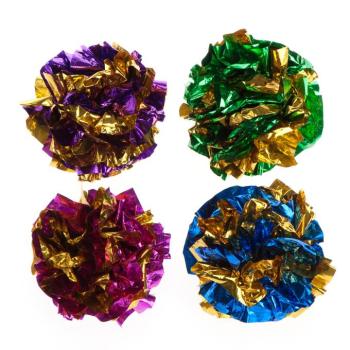 Zizegő labdákmacskajáték, Ø 4 cm, 4 db kép