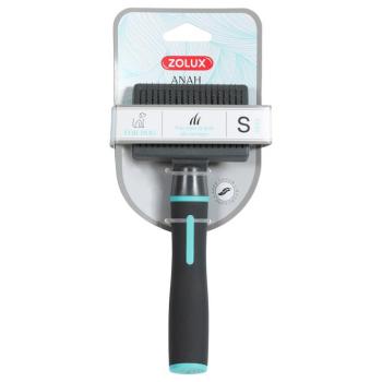 Zolux Anah behúzható kefe dróttüskékkel kutyáknak S: H 7,5 x Sz 5 x M 18,5 cm kép