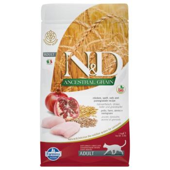 1,5kg N&D Cat Ancestral Grain Adult csirke & gránátalma száraz macskatáp kép