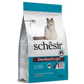 1,5kg Schesir Adult Sterilized & Light hal száraz macskatáp kép