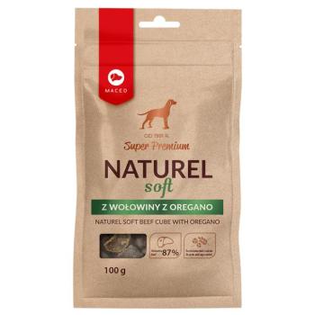 100g Maced Super Premium Naturel Soft marhafalatkák oregánóval kutyasnack kép