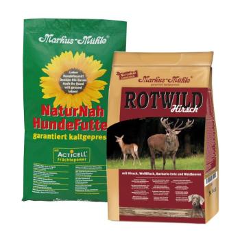 10kg Markus-Mühle száraz kutyatáp mix: NaturNah & szarvas kép