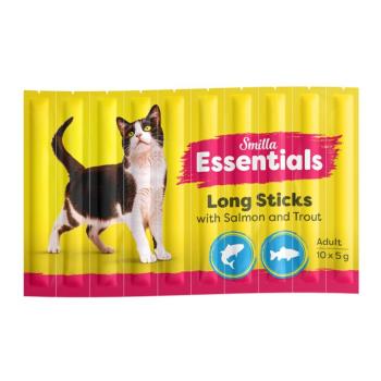 10x5g Smilla Essentials Sticks lazac & pisztráng étrend-kiegészítő eledel macskáknak kép