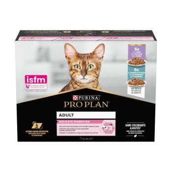 10x85g PURINA PRO PLAN Cat Adult Delicate Digestion nedves macskatáp kép