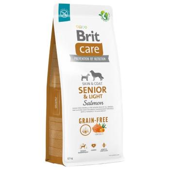 12kg Brit Care Dog Grain-Free Senior & Light Salmon & Potato száraz kutyatáp kép