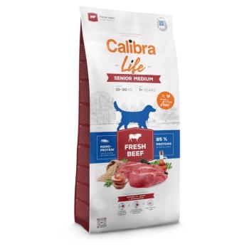 12kg Calibra Life Senior Medium Breed marha száraz kutyatáp kép