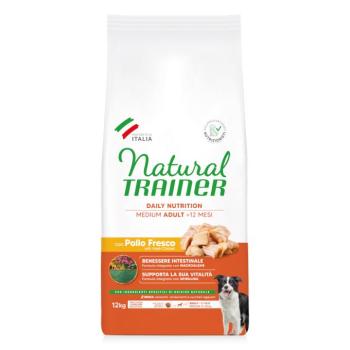 12kg Natural Trainer Adult Medium csirke száraz kutyatáp kép