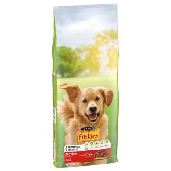 12kg PURINA Friskies Dog Adult Active marha száraz kutyatáp kép