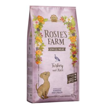 12kg Rosie's Farm Single Meat Adult pulyka & rizs száraz kutyatáp kép